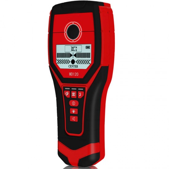 MD120 Multifunctional Handheld Wall Metal Detector Wood AC Cable Finder Scanner Accurate Wall Diagnostic-tool MD120 Multifunctional Handheld Wall Metal Detector Wood AC Cable Finder Scanner Accurate Wall Diagnostic-tool