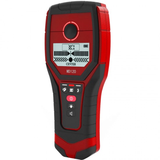 MD120 Multifunctional Handheld Wall Metal Detector Wood AC Cable Finder Scanner Accurate Wall Diagnostic-tool MD120 Multifunctional Handheld Wall Metal Detector Wood AC Cable Finder Scanner Accurate Wall Diagnostic-tool