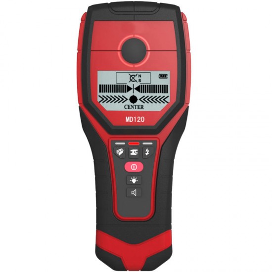 MD120 Multifunctional Handheld Wall Metal Detector Wood AC Cable Finder Scanner Accurate Wall Diagnostic-tool MD120 Multifunctional Handheld Wall Metal Detector Wood AC Cable Finder Scanner Accurate Wall Diagnostic-tool