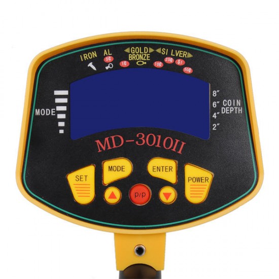 MD3010II Professional Metal Detector Undeground Gold Digger with LCD Display