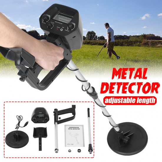 Metal Detector Treasure Hunter LCD Display Gold Finder For Underground Detecting