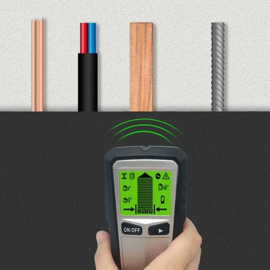 TH430 Multi-function Metal Detector Find Metal Wood Studs Live Wire Detect Wall Scanner Electric Box Finder Wall Detector Nail Finder