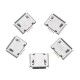 5PCS Micro USB Type AB Female 180° DIP 5Pin Socket Soldering Jack Connector SMT 5PCS Micro USB Type AB Female 180° DIP 5Pin Socket Soldering Jack Connector SMT