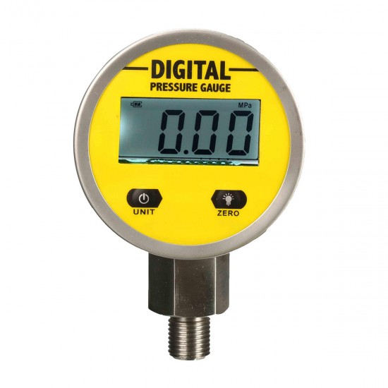 Digital Hydraulic Pressure Gauge 0-250BAR 25Mpa 3600PSI BSP1/4inch Base Entry