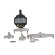 Digital Radius Gauge Digital Radius Indicator with 5 Changeable Measuring Jaws Measurement Tool