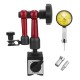 Universal Magnetic Base Holder Stand + Dial Test Indicator Gauge Scale Precision Universal Magnetic Base Holder Stand + Dial Test Indicator Gauge Scale Precision
