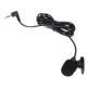 2X3.5mm Hands Free Clip On Mini Microphone For PC Laptop MSN