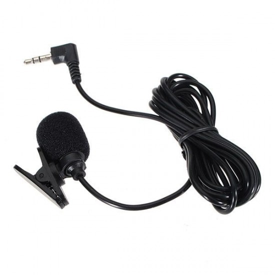 2X3.5mm Hands Free Clip On Mini Microphone For PC Laptop MSN