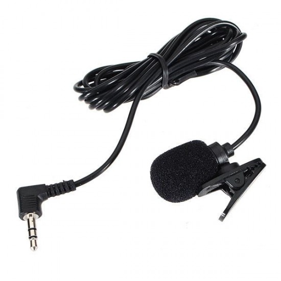 3.5mm Hands Free Clip On Mini Microphone For PC Laptop MSN