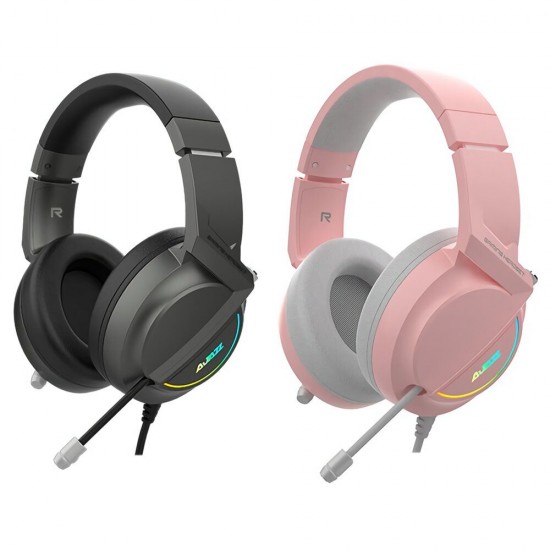 AX365 Game Headphone USB Wired 7.1 Channel 360° Surounding Sound Bass Gaming Headset with Mic for Computer PCGamer AX365 Game Headphone USB Wired 7.1 Channel 360° Surounding Sound Bass Gaming Headset with Mic for Computer PCGamer