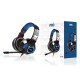 HS100 Game Headset 3.5mm+USB Wired Bass Stereo Gaming Headphone with Mic for Computer PC Gamer