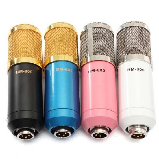 BM800 Recording Dynamic Condenser Microphone with Shock Mount BM800 Recording Dynamic Condenser Microphone with Shock Mount