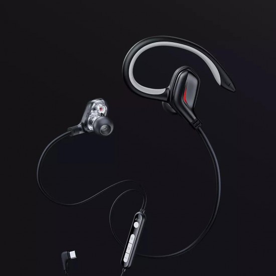 C18 Type-C Gaming Earphone Immersive Virtual 3D Stereo Sound Wired Control RGB Breathing Light Gaming Headphone C18 Type-C Gaming Earphone Immersive Virtual 3D Stereo Sound Wired Control RGB Breathing Light Gaming Headphone