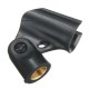 Black Flexible Mic Microphone Accessory Stand Plastic Clamp Clip Holder Mount Black Flexible Mic Microphone Accessory Stand Plastic Clamp Clip Holder Mount