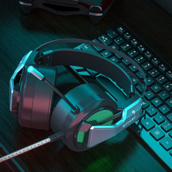 BW-GH1 Gaming Headphone 7.1 Surround Sound Bass RGB Game Headset with Mic for Computer PC PS3/4 Gamer BW-GH1 Gaming Headphone 7.1 Surround Sound Bass RGB Game Headset with Mic for Computer PC PS3/4 Gamer