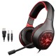 G95 Game Headset 7.1 Channel 3D Surround Stereo Sound 3.5mm USB Wired Bass RGB Gaming Headphone with Mic for Computer PC Gamer