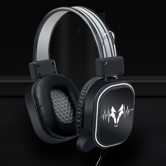 DS-100 3.5mm Audio Light Weight Wired Omnidirectional 3D Stereo Surround Sound Gaming Headphone Heavy Bass Headset