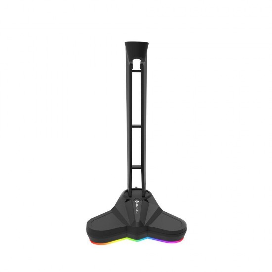 AC3001S RGB Light-emitting Headphone Stand Headset Hook Holder Display Rack Storage Tools Anti-slip Aggravating Base AC3001S RGB Light-emitting Headphone Stand Headset Hook Holder Display Rack Storage Tools Anti-slip Aggravating Base