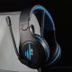 G90 Gaming Headset USB 3.5mm Wired Bass Gaming Headphone Stereo Video Audio Headphones Earphone with Mic LED Lights for PS4 Computer PC Gamer