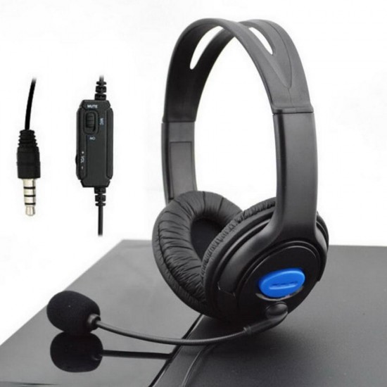 Gaming Headset 3.5mm + USB Wired Omnidirectional Headphone Deep Bass Earphone With Mic for PS4 Gaming Headset 3.5mm + USB Wired Omnidirectional Headphone Deep Bass Earphone With Mic for PS4