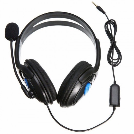 Gaming Headset 3.5mm + USB Wired Omnidirectional Headphone Deep Bass Earphone With Mic for PS4