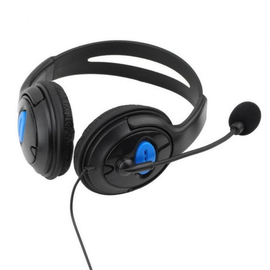 Gaming Headset 3.5mm + USB Wired Omnidirectional Headphone Deep Bass Earphone With Mic for PS4