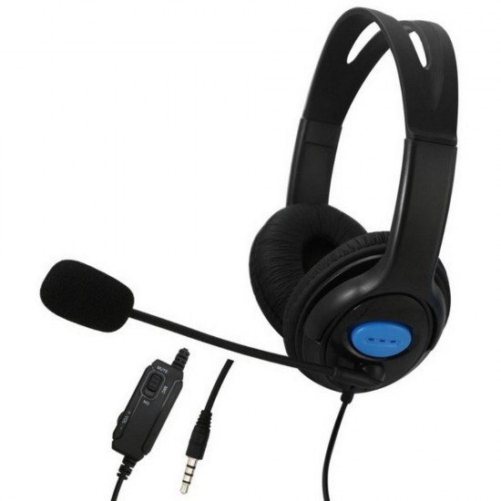 Gaming Headset 3.5mm + USB Wired Omnidirectional Headphone Deep Bass Earphone With Mic for PS4