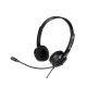 H58 Head-mounted Computer Universal Business Headset USB with Sound Card Call Voice Headset HIFI Sound Card Chip Adjustable Headbeam