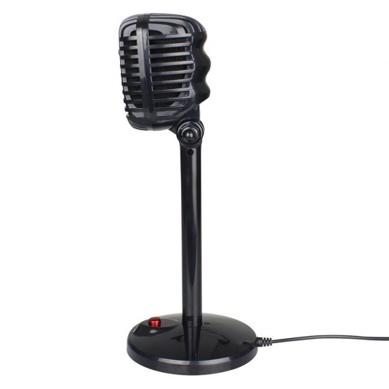 F13 Computer Live Microphone 360° Sound Pickup Adjustable Angle USB interface Voice Video Chat Microphone for Conference Lecture Game Live Broadcast