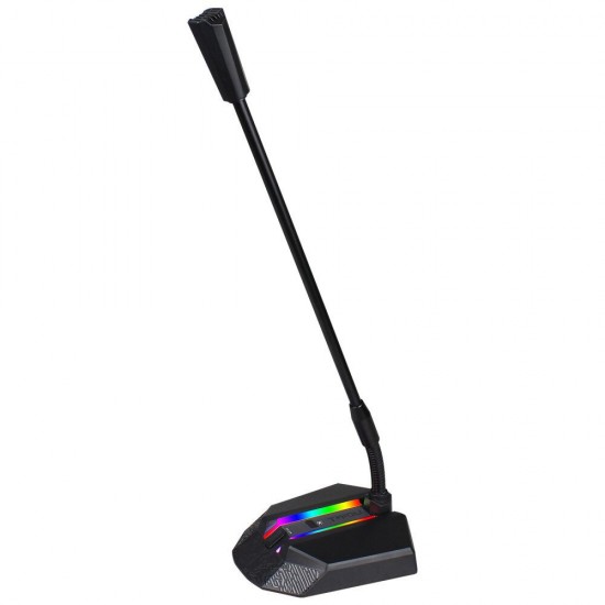 TSP202 Wired Microphone RGB Lighting Bendable USB Microphone Voice Chat Video Conference Microphone For Desktop Laptop TSP202 Wired Microphone RGB Lighting Bendable USB Microphone Voice Chat Video Conference Microphone For Desktop Laptop
