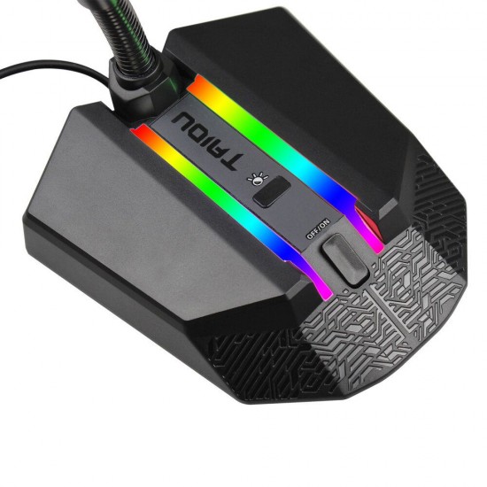TSP202 Wired Microphone RGB Lighting Bendable USB Microphone Voice Chat Video Conference Microphone For Desktop Laptop TSP202 Wired Microphone RGB Lighting Bendable USB Microphone Voice Chat Video Conference Microphone For Desktop Laptop
