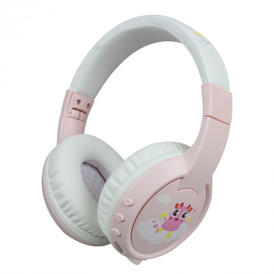 VT02 Wireless Headphone Children Bluetooth 5.0 Blue/Pink TF Card Supported Bulit-in Microphone Headphone Children English Listening Earphone