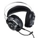 G2 Computer Headset Dedicated for Games 7.1 Virtual Surround Sound Colorful Breathing Light Wired USB Adjustable Microphone Lightweight Black