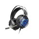 G2 Computer Headset Dedicated for Games 7.1 Virtual Surround Sound Colorful Breathing Light Wired USB Adjustable Microphone Lightweight Black