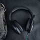 J1 Game Headset 3.5mm+USB Wired Bass 360° Stereo RGB Gaming Headphone with Foldable Mic for Computer PC Gamer