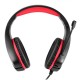 J10 Gaming Headset 3.5mm+USB 40mm Drive Wired Stereo RGB Game Headphone with Mic LED Light for Computer PC Gamer