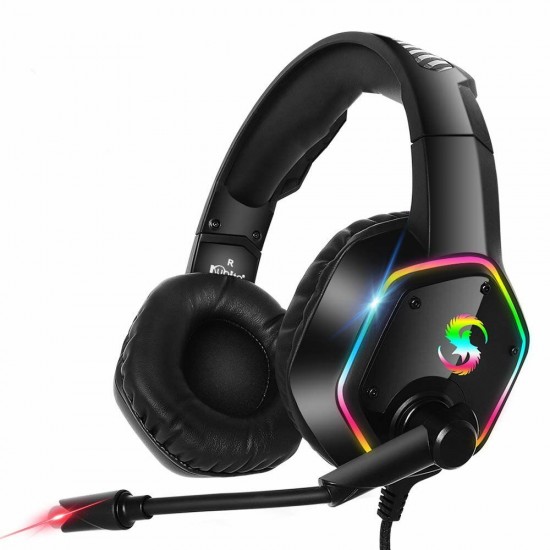 K15 Gaming Headset 7.1 Surround SoundExquisiteLED Lights Omni-directional Noise Reduction 360° Adjustable Microphone K15 Gaming Headset 7.1 Surround SoundExquisiteLED Lights Omni-directional Noise Reduction 360° Adjustable Microphone