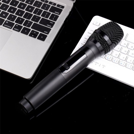 K18 Microphone Handheld Wireless Connection Long Battery life UHF Mic Microphone Outdoor Karaoke Receiver System K18 Microphone Handheld Wireless Connection Long Battery life UHF Mic Microphone Outdoor Karaoke Receiver System