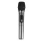 K380D Microphone Professional Handheld Wireless UHF Microphone System with Portable Receiver 1/4'' Output Karaoke Receiver System