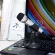 M9 Condenser Microphone Professional Studio Recording Live Broadcast KTV Microphone Speaking Mic with Stand Holder for Computer Laptop PC M9 Condenser Microphone Professional Studio Recording Live Broadcast KTV Microphone Speaking Mic with Stand Holder for Computer Laptop PC
