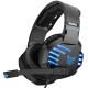 K17 pc headset 3.5mm Wired Bass Stereo Headphone with Mic LED Light for Computer PC Gamer