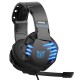 K17 pc headset 3.5mm Wired Bass Stereo Headphone with Mic LED Light for Computer PC Gamer