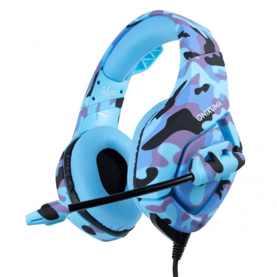K1B Camouflage Gaming Headset 3.5mm Wired Bass Gaming Headphone Stereo Headphones Earphone with Microphone for PS4 Computer PC Gamer K1B Camouflage Gaming Headset 3.5mm Wired Bass Gaming Headphone Stereo Headphones Earphone with Microphone for PS4 Computer PC Gamer