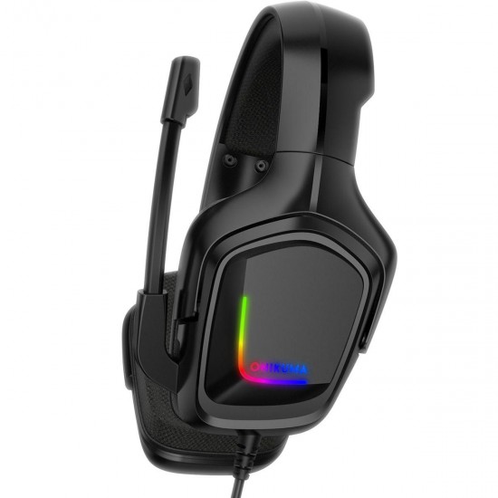 K20 RGB LED Light Gaming Headphone Stereo Noise Reduction Wired Earphone With Mic for PS4 Xbox One