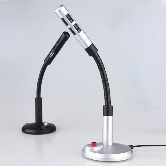 Omni-Directional Condenser Microphone 3.5mm Jack Recording Mic for Video Chat Gaming Meeting Omni-Directional Condenser Microphone 3.5mm Jack Recording Mic for Video Chat Gaming Meeting