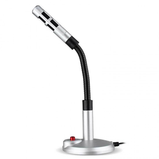 Omni-Directional Condenser Microphone 3.5mm Jack Recording Mic for Video Chat Gaming Meeting Omni-Directional Condenser Microphone 3.5mm Jack Recording Mic for Video Chat Gaming Meeting