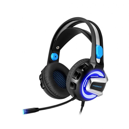 H-4 Gaming Headset Dazzling Optical Headphone 50MM Drive Unit 360° Free Bending Soft Rubber Microphone 3.5mm Single Plug + USB Interface H-4 Gaming Headset Dazzling Optical Headphone 50MM Drive Unit 360° Free Bending Soft Rubber Microphone 3.5mm Single Plug + USB Interface