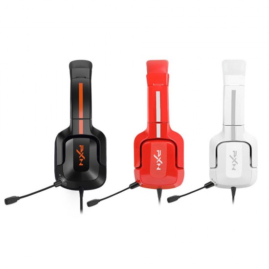 PXN-U305 Gaming Headset Support 8-Level Stretch Adjustment Noise Reduction Earphones With MIC for PC / MAC / Mobile Phone / PS4 / XBOX / SWITCH PXN-U305 Gaming Headset Support 8-Level Stretch Adjustment Noise Reduction Earphones With MIC for PC / MAC / Mobile Phone / PS4 / XBOX / SWITCH