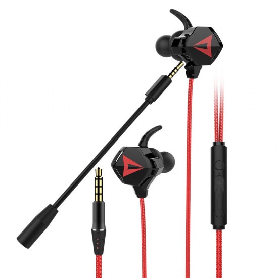 G901 In Ear Gaming Earphones Type-C 3.5mm Wired Bass E-Sports Earphone with Microphone for Mobile Phone iPads Headset