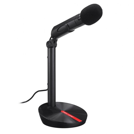 UK USB Wired 360° Pickup Condenser Computer Microphone for Live Chat